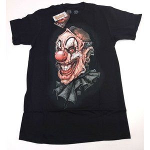 Spencers Get Down Art Cult of Fools Facade The Killer Clown T Shirt Sz S
